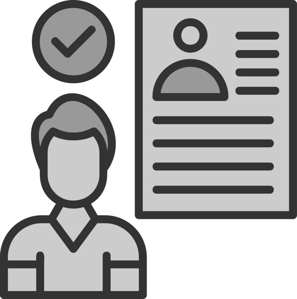 Hired Vector Icon Design