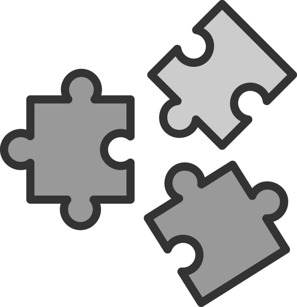 Puzzle Vector Icon Design