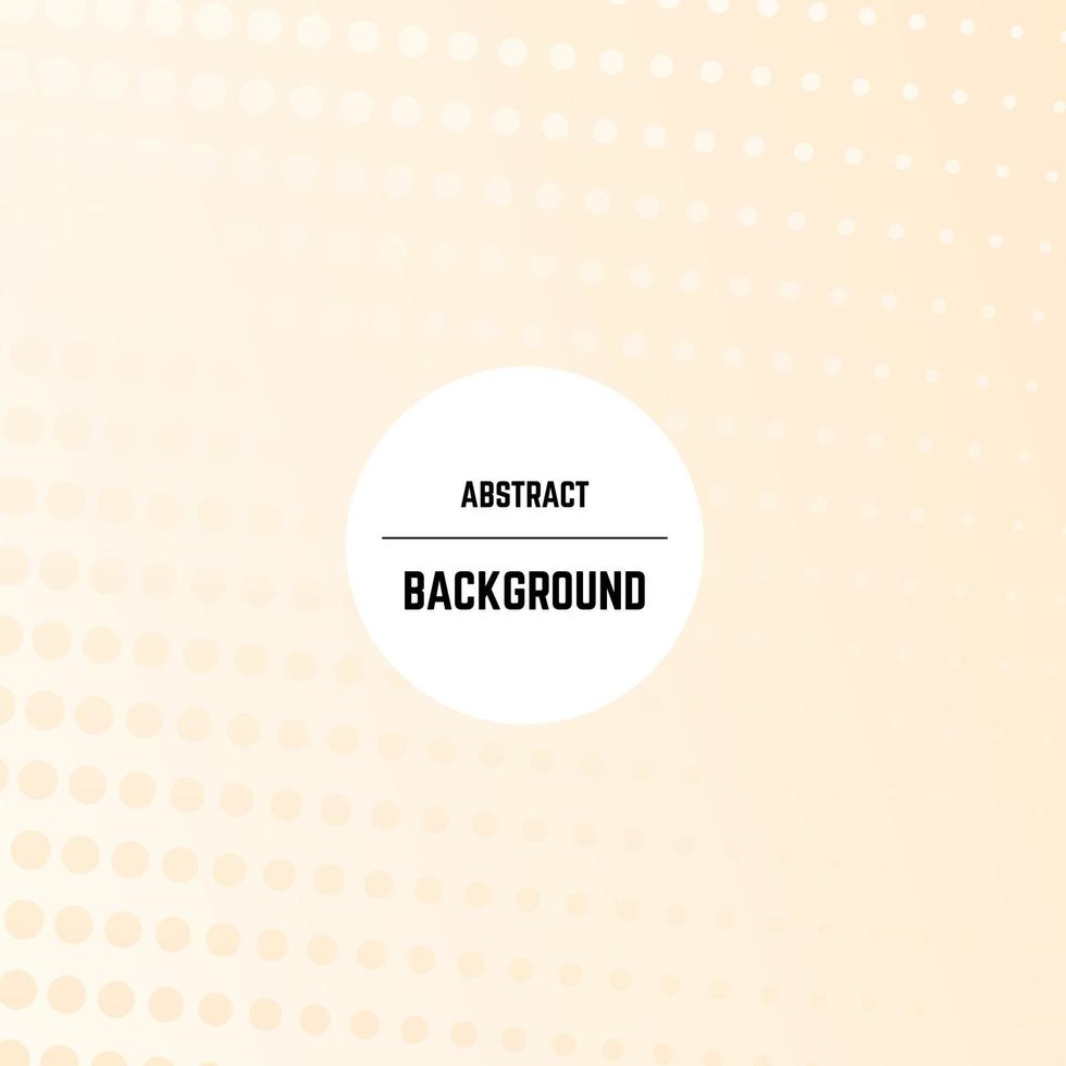 Abstract monochrome background with dots, halftone effect and circle in center. Vector illustration.