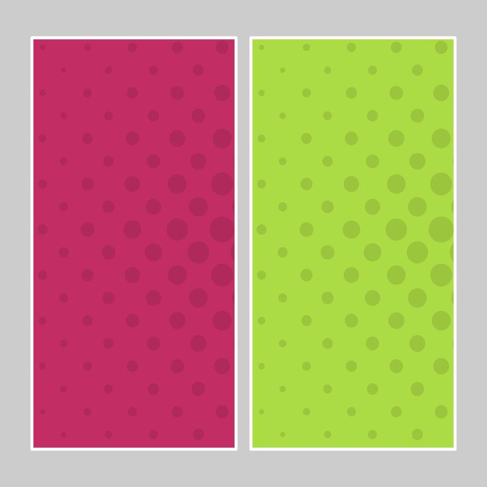 Set of multi colored pop art banners. Halftone comic template with place for your text for design. Vector illustration