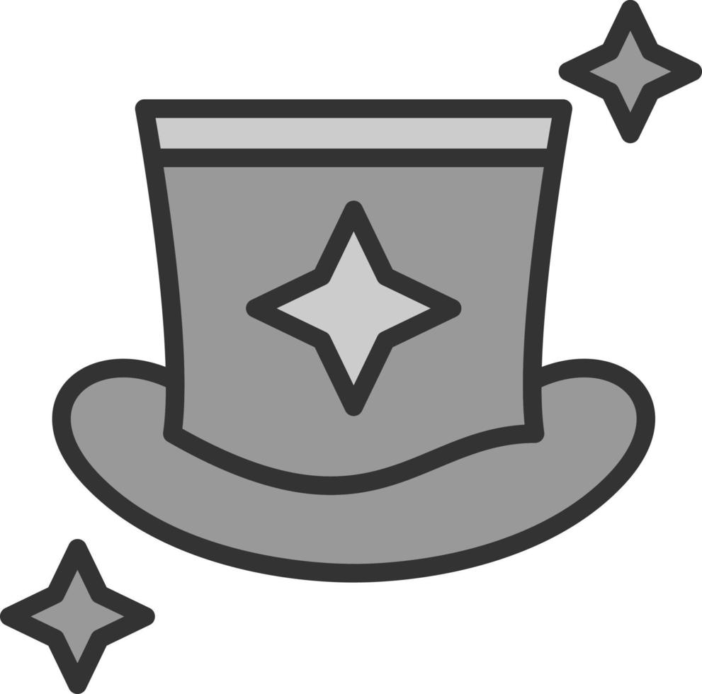 diseño de icono de vector de sombrero de mago