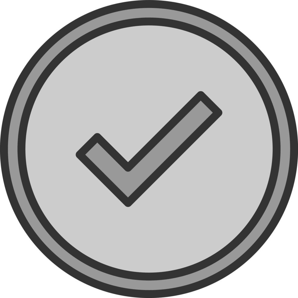 Checked Vector Icon Design