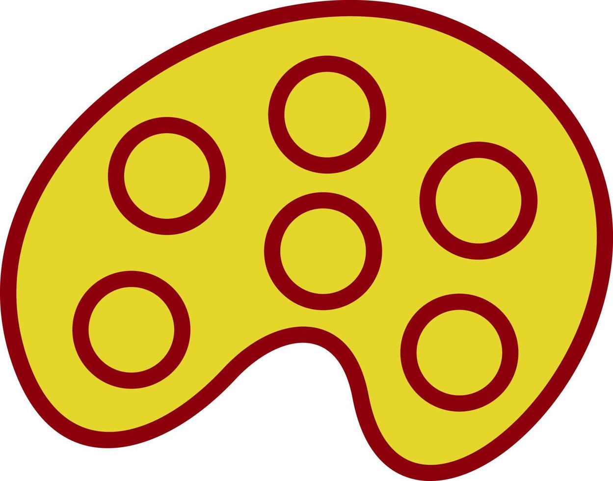 Paint Palette Vector Icon Design 16596717 Vector Art at Vecteezy