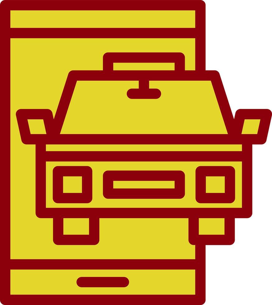 Taxi Vector Icon Design