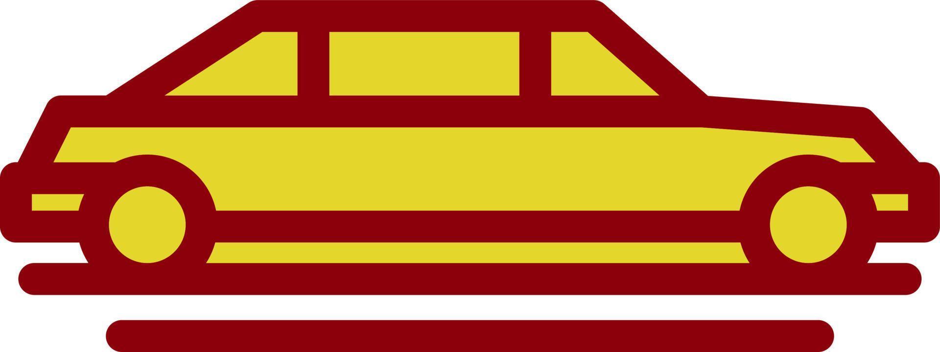 Limousine Vector Icon Design