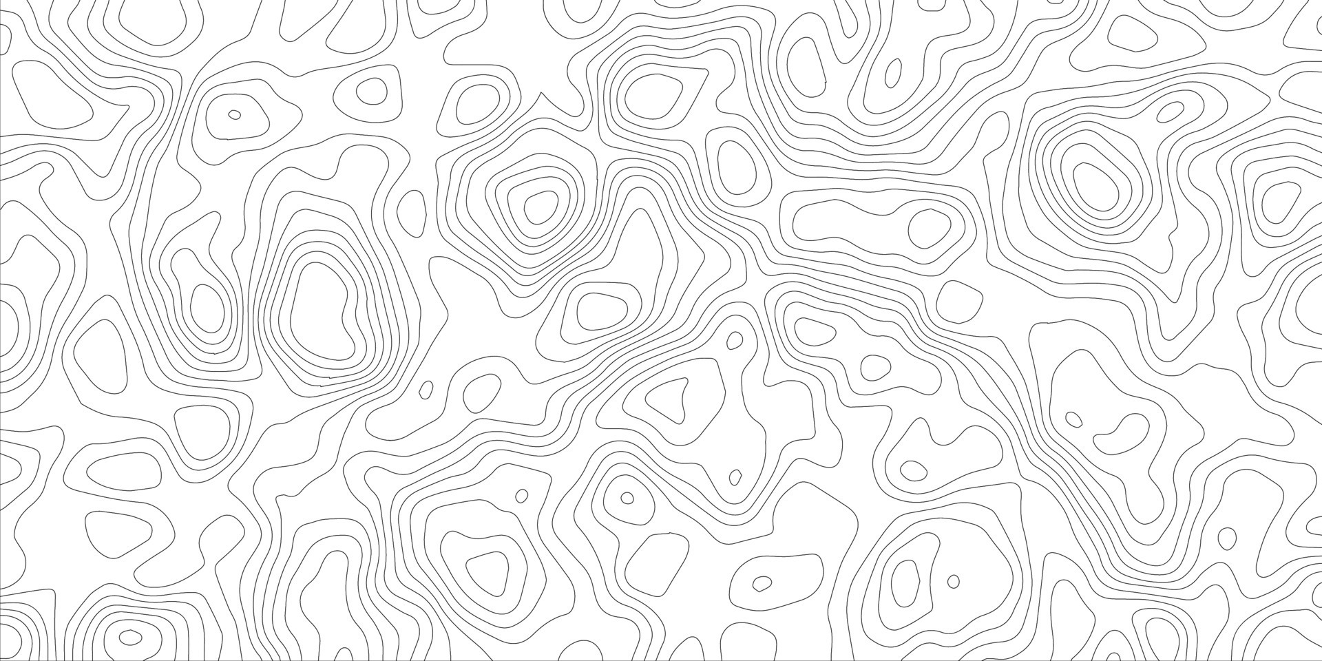 Topographic map lines background, geographic abstract grid, vector