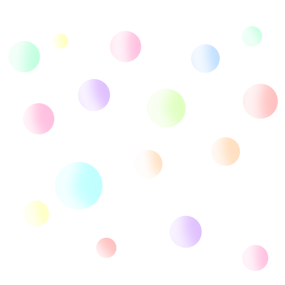 Abstract bubble pattern png