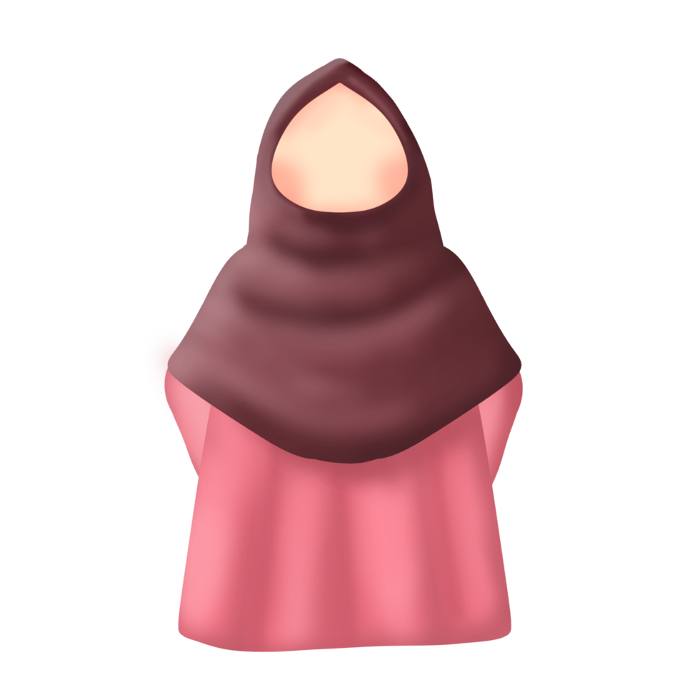 Faceless muslim women png