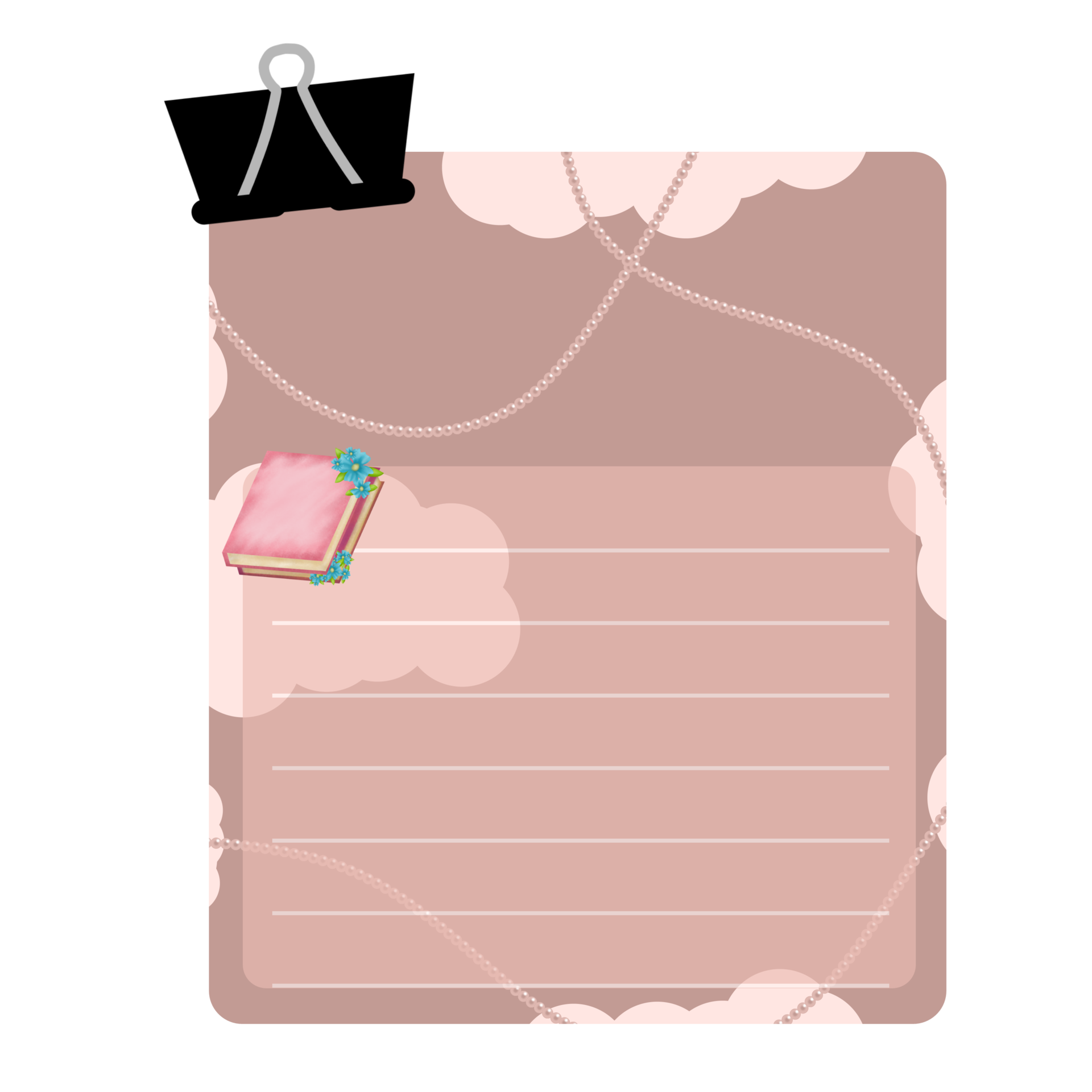 Cute book sticky note 16596867 PNG