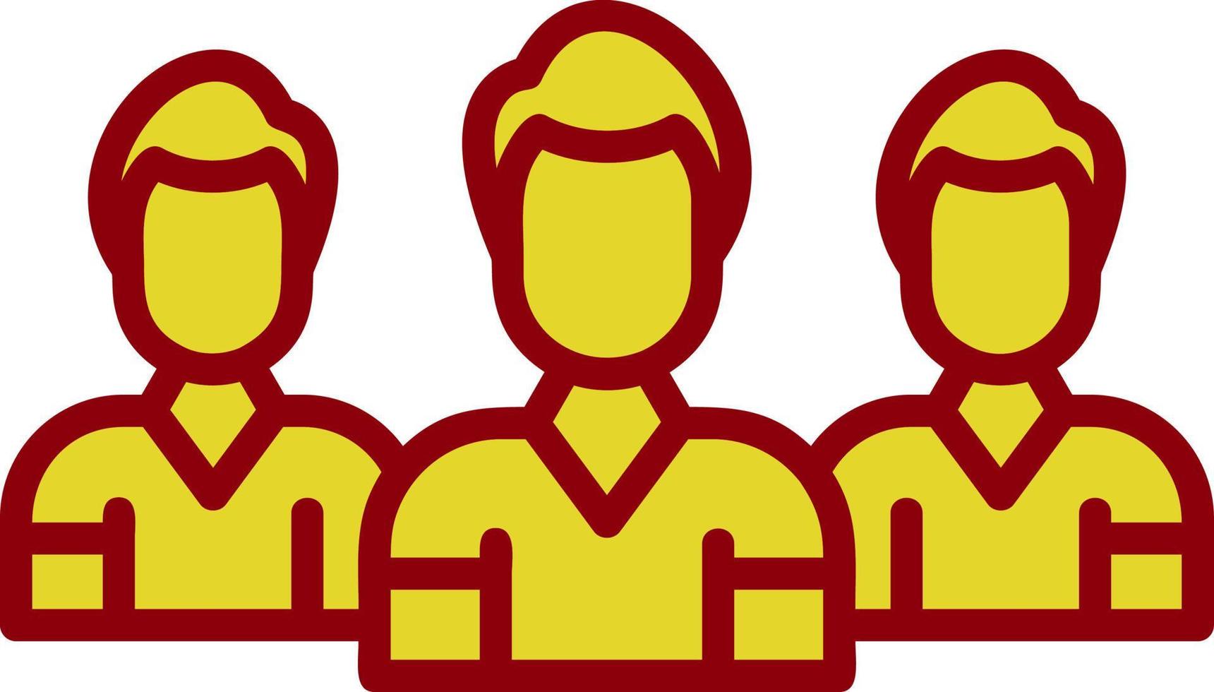 Team Vector Icon Design