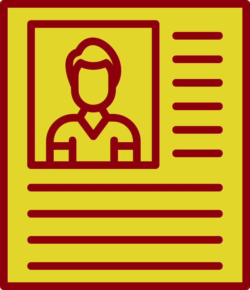 diseño de icono de vector de perfil personal