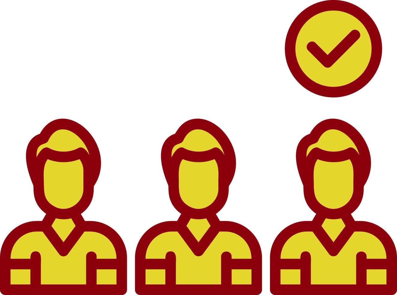 Selection Process Vector Icon Design