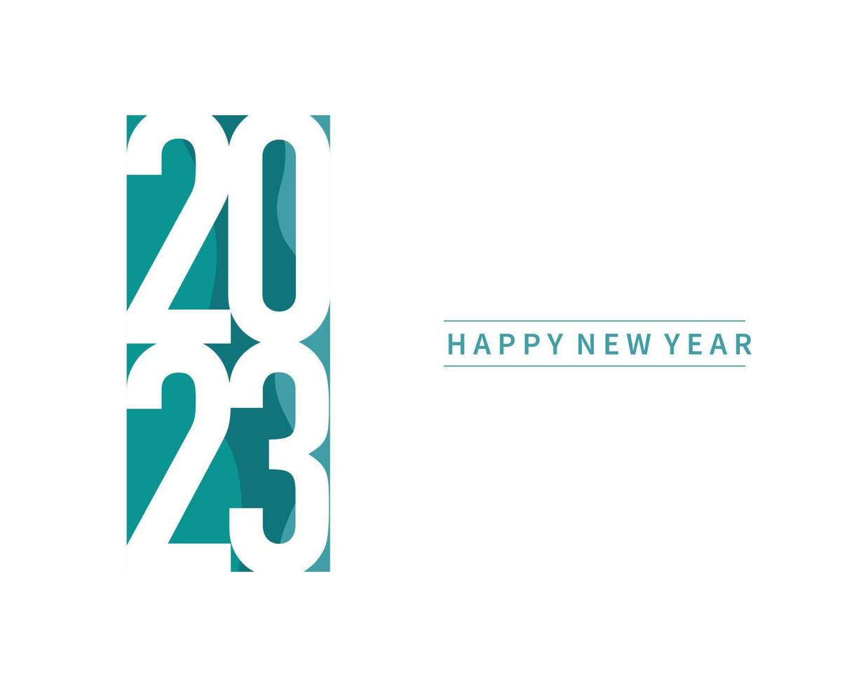 Happy New Year 2023 Greeting vector