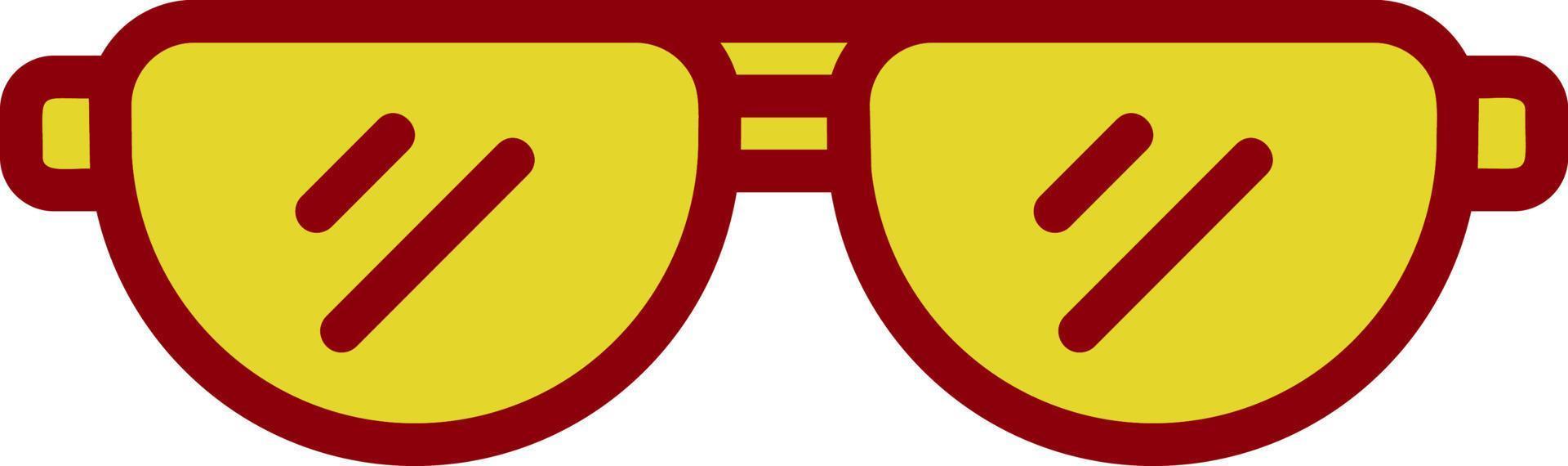 Sun Glasses Vector Icon Design