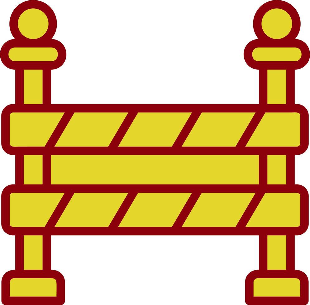 Police Line Vector Icon Design