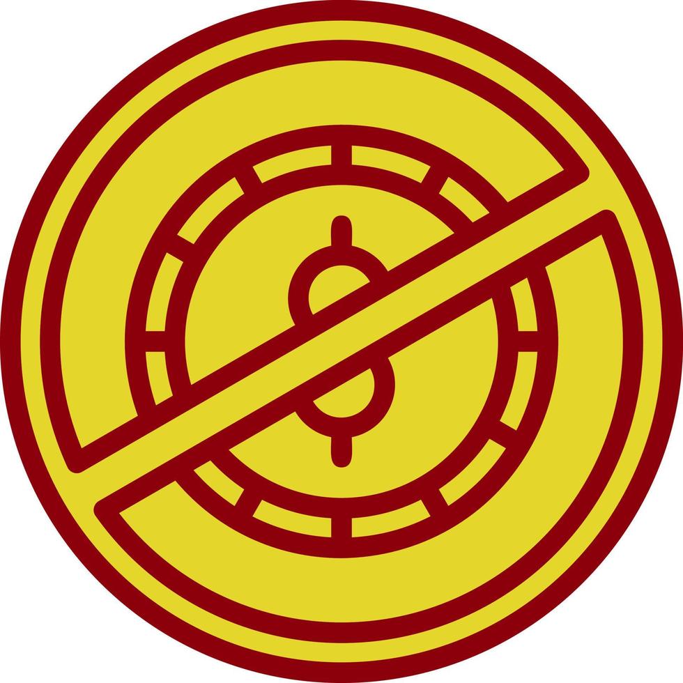 No Money Vector Icon Design