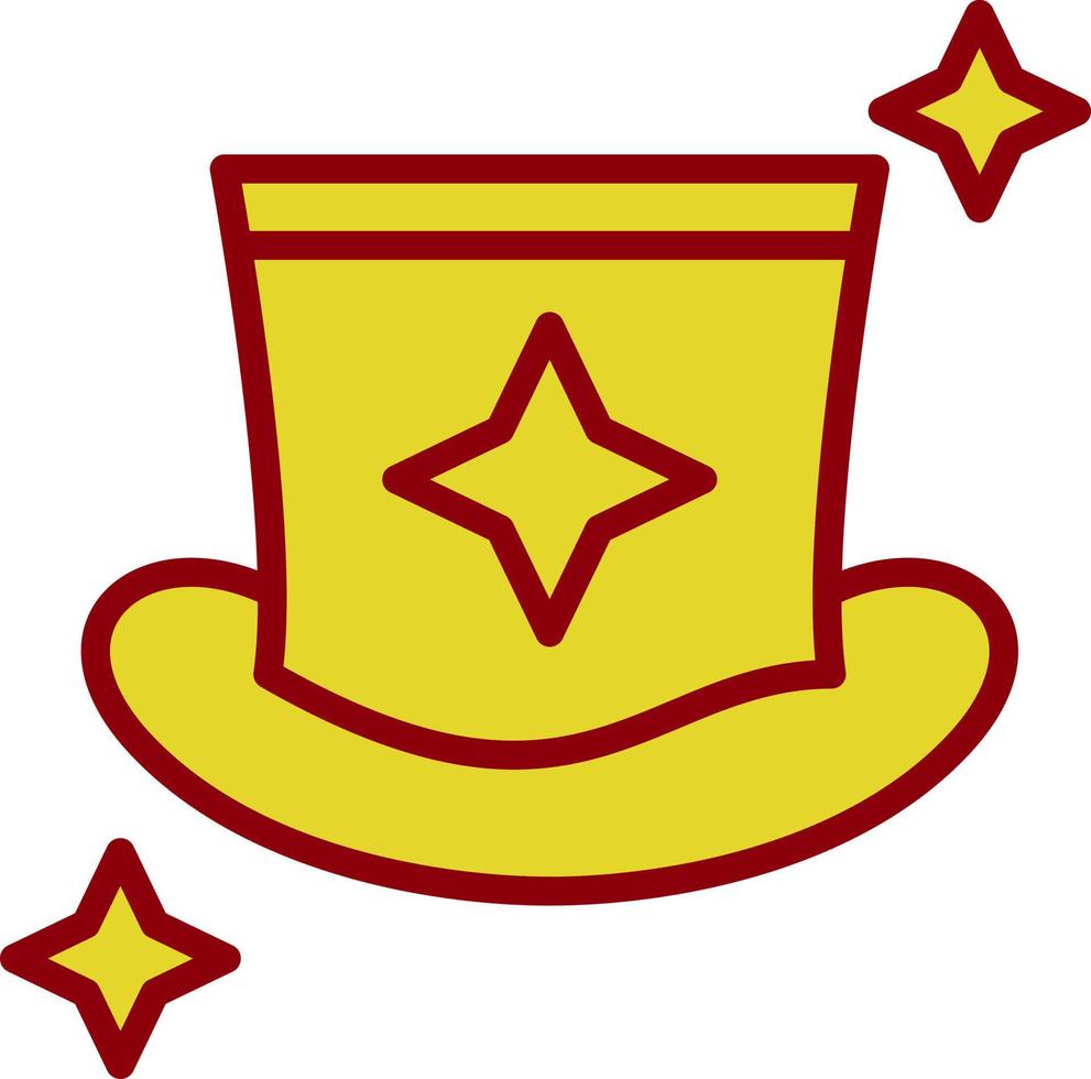 Magician Hat Vector Icon Design