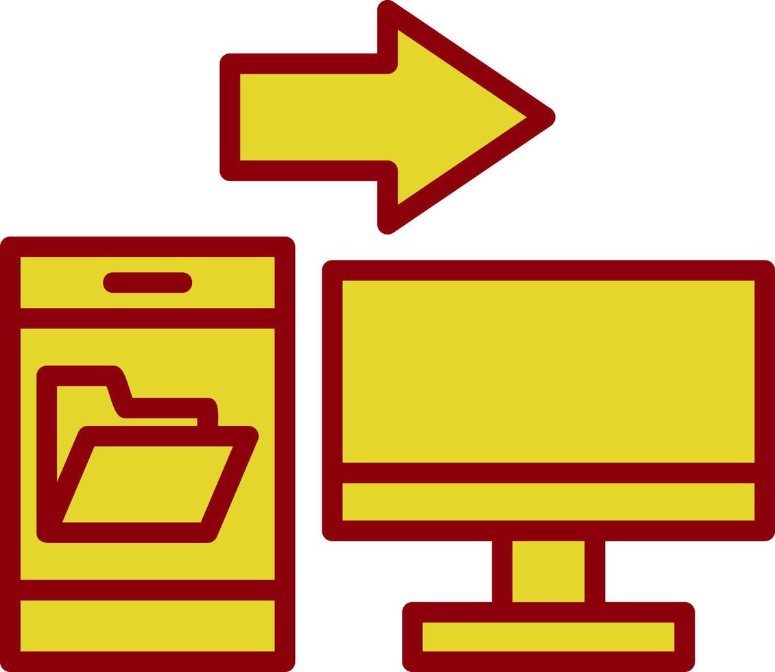 Data Transfer Vector Icon Design