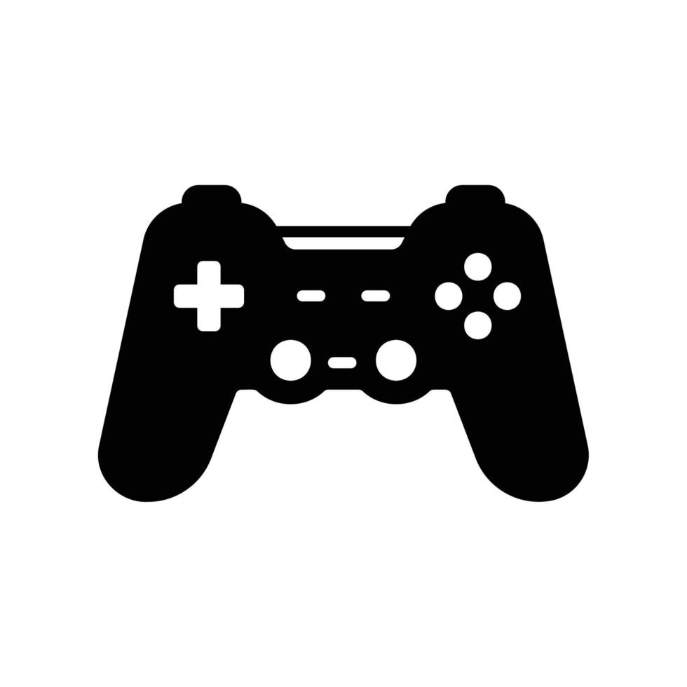Wireless game console controller device icon vector