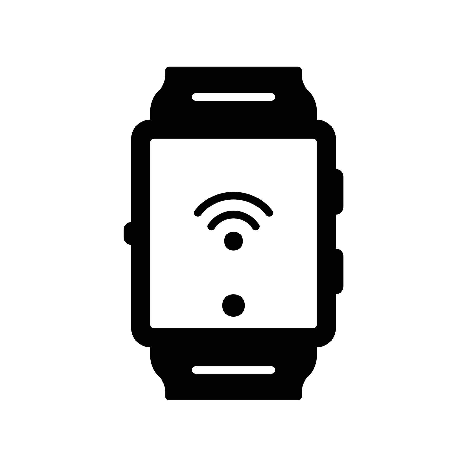 Smart watch icon to show time and help activity 16597563 Vector Art at Vecteezy