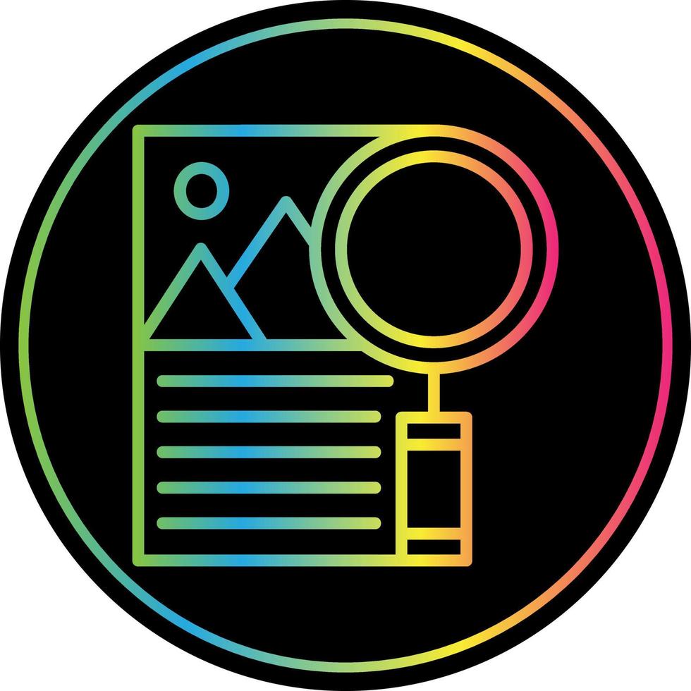 Research Vector Icon Design