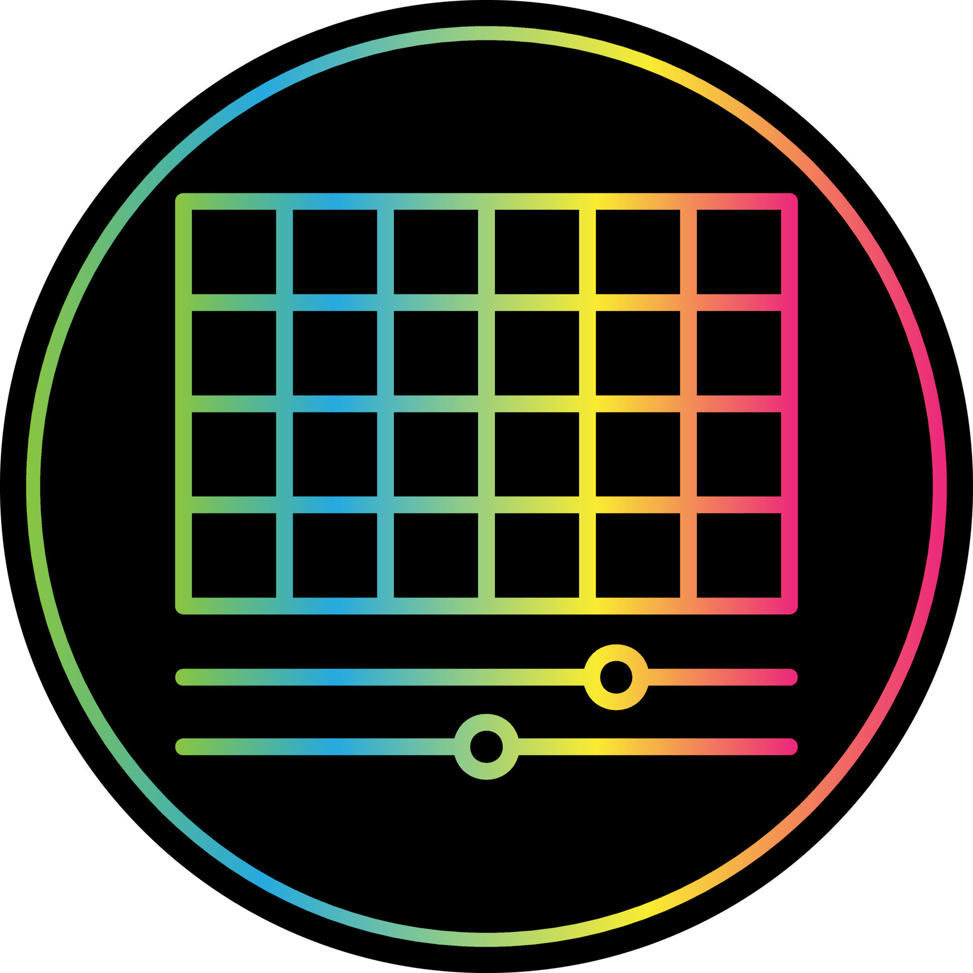 Color Adjustment Vector Icon Design 16597599 Vector Art at Vecteezy