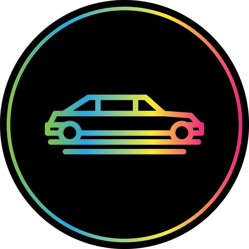 Limousine Vector Icon Design