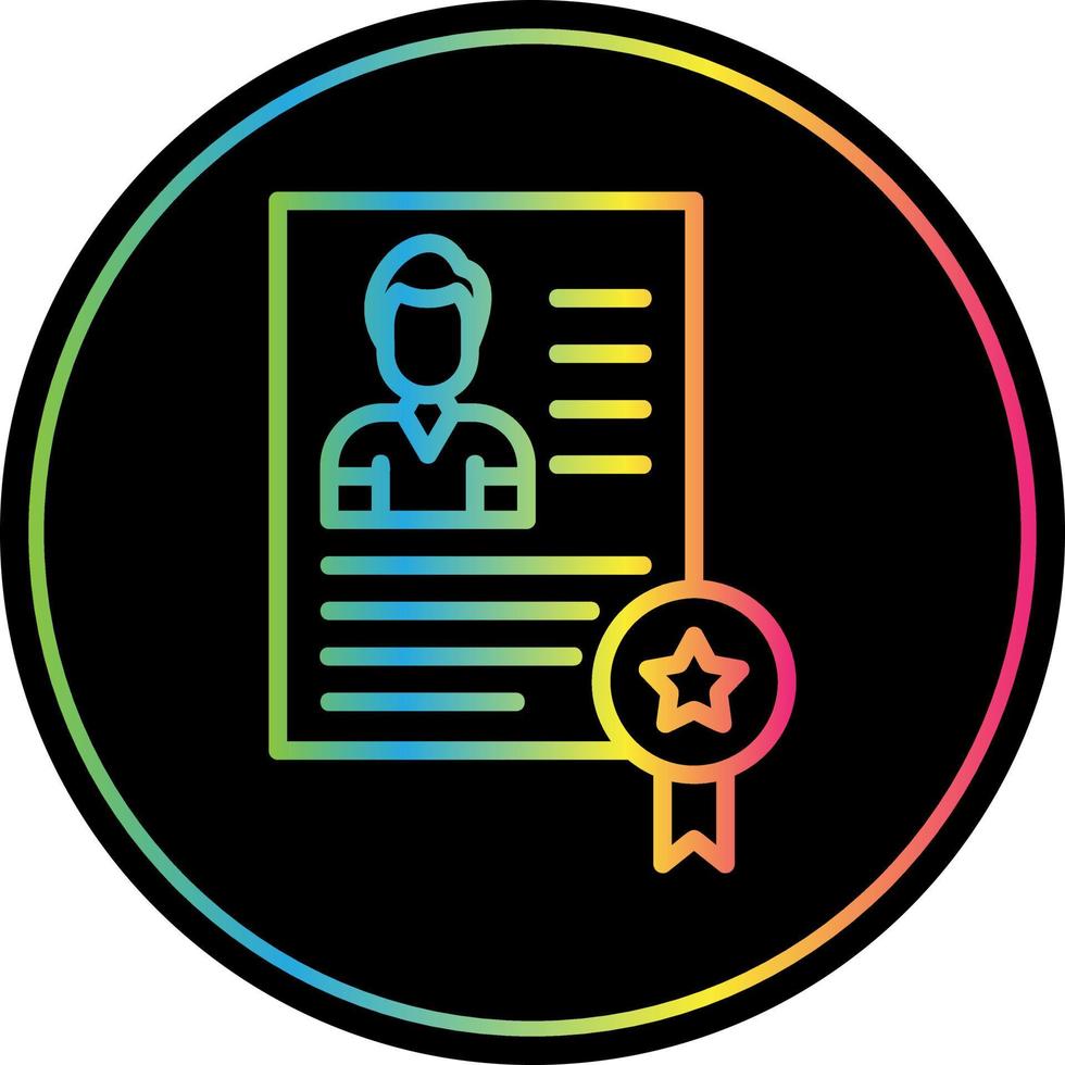 Certificate Vector Icon Design
