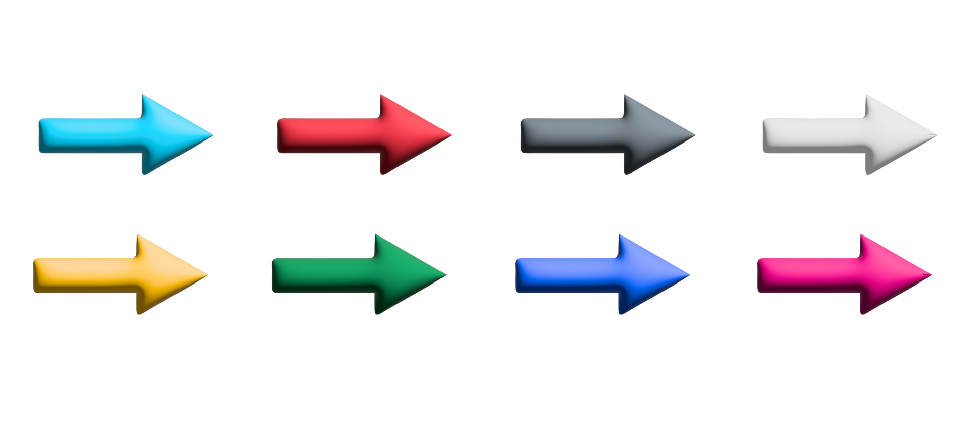 arrow colored icons design with elements for mobile concepts and web apps. collection modern infographic and pictogram. png