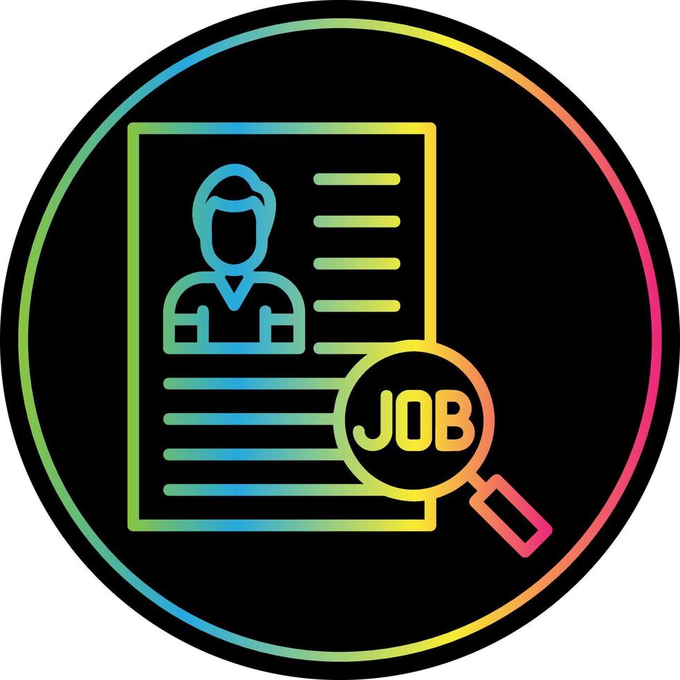Job Vector Icon Design