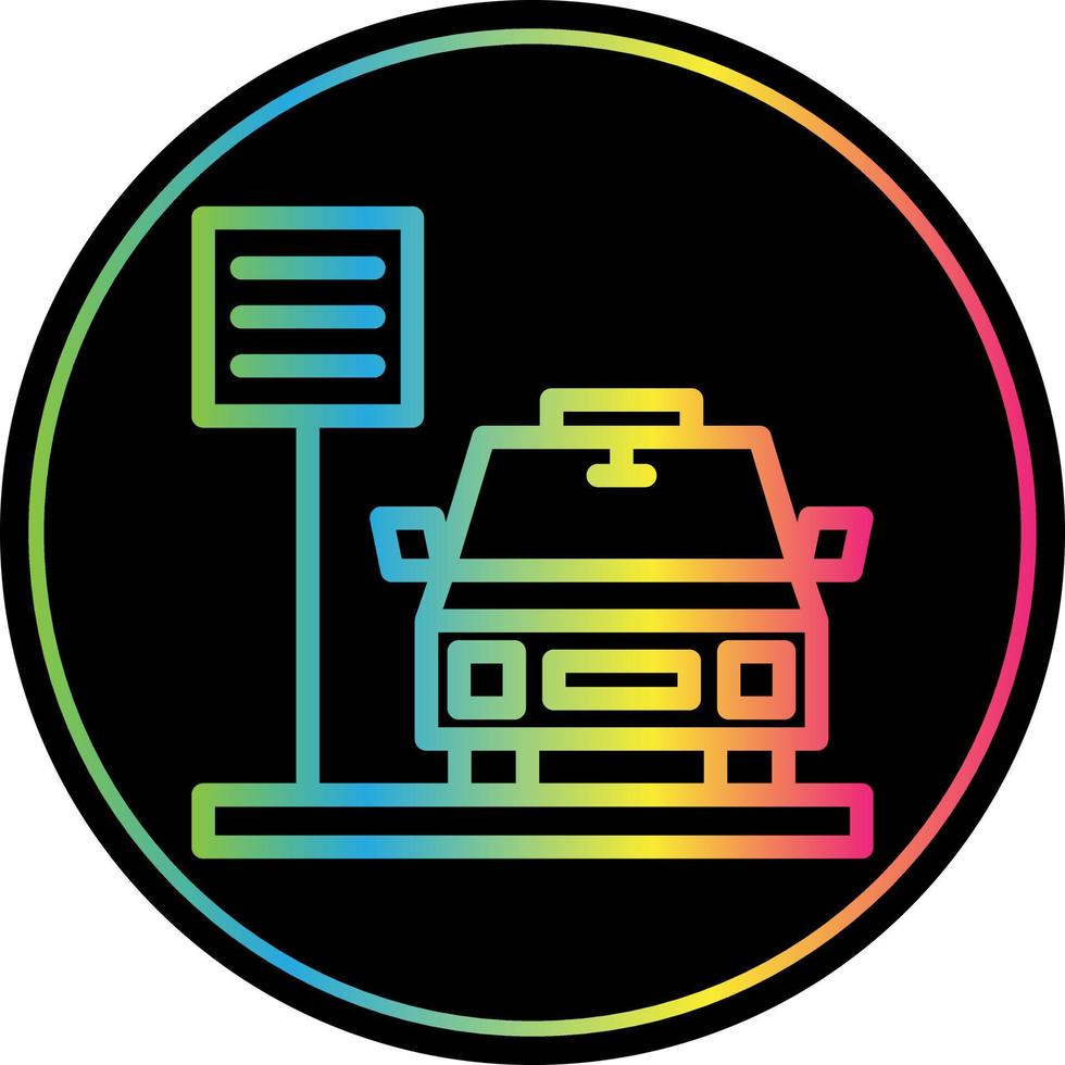 Taxi Vector Icon Design