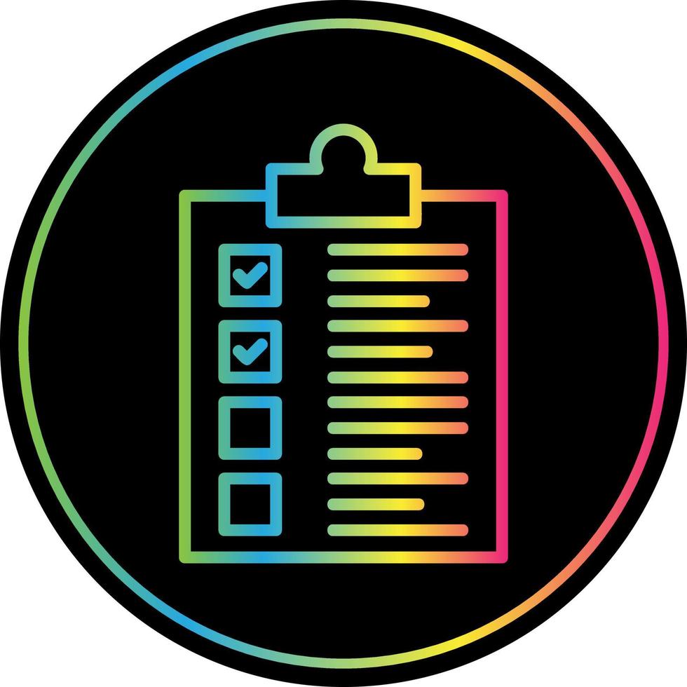 Check List Vector Icon Design