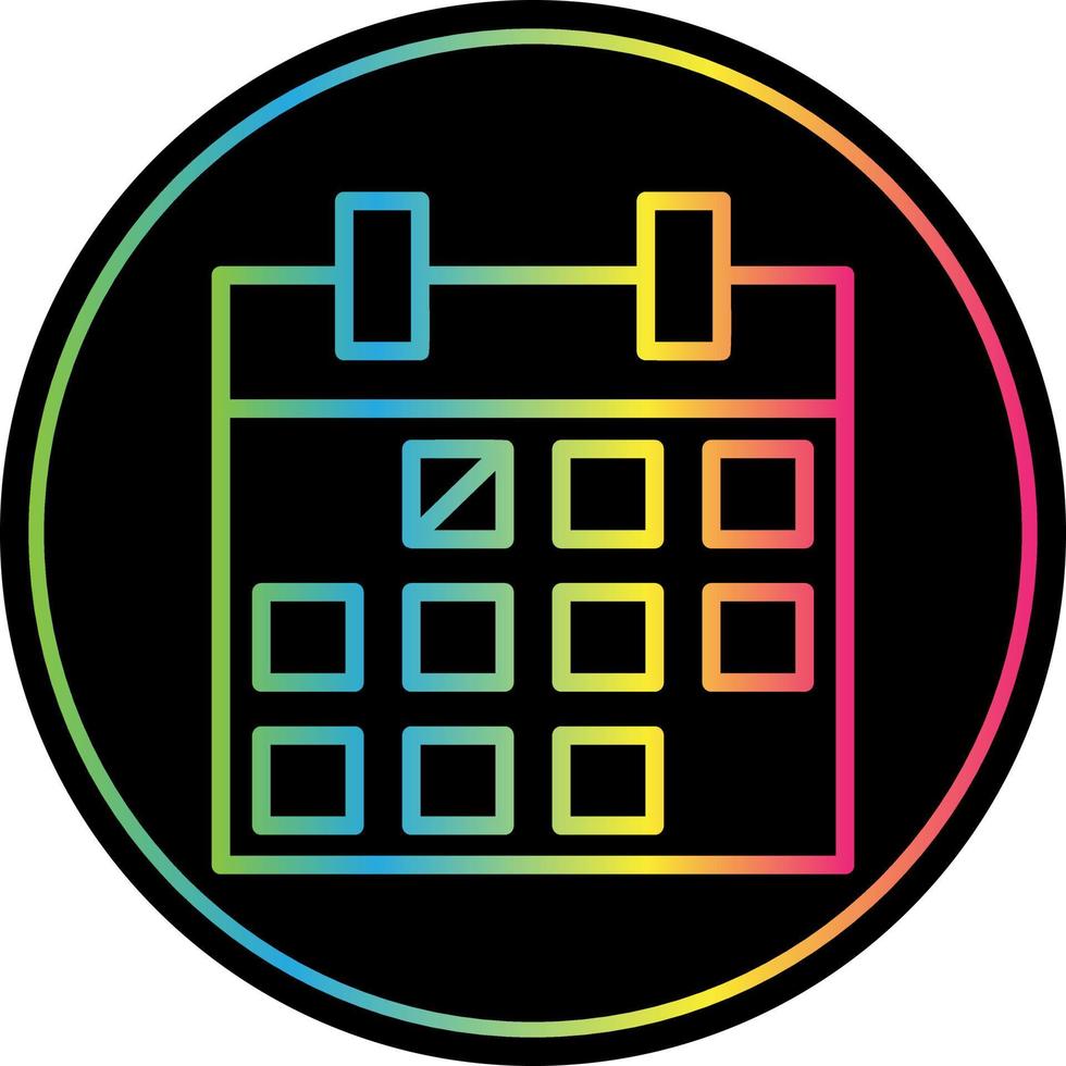 Schedule Vector Icon Design
