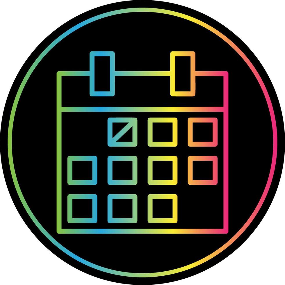 diseño de icono de vector de horario