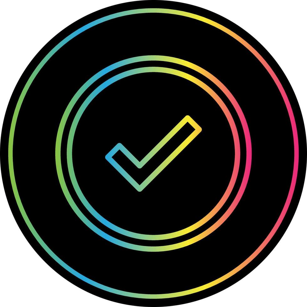 Checked Vector Icon Design