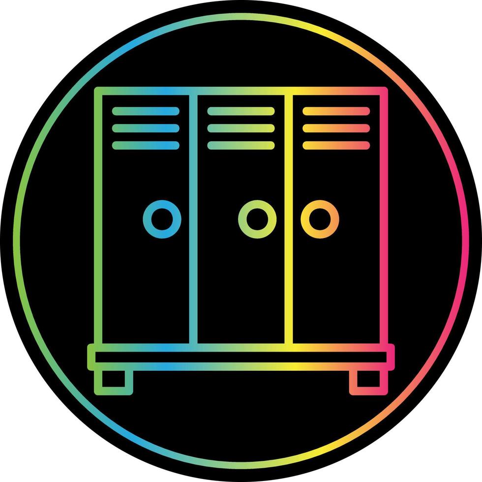 Locker Vector Icon Design