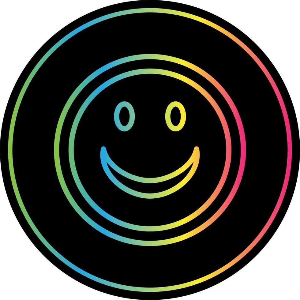 diseño de icono de vector de sonrisa