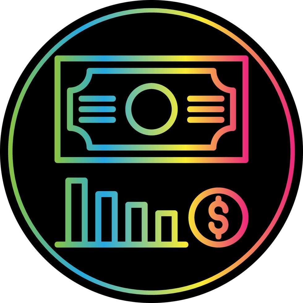 Money Loss Vector Icon Design