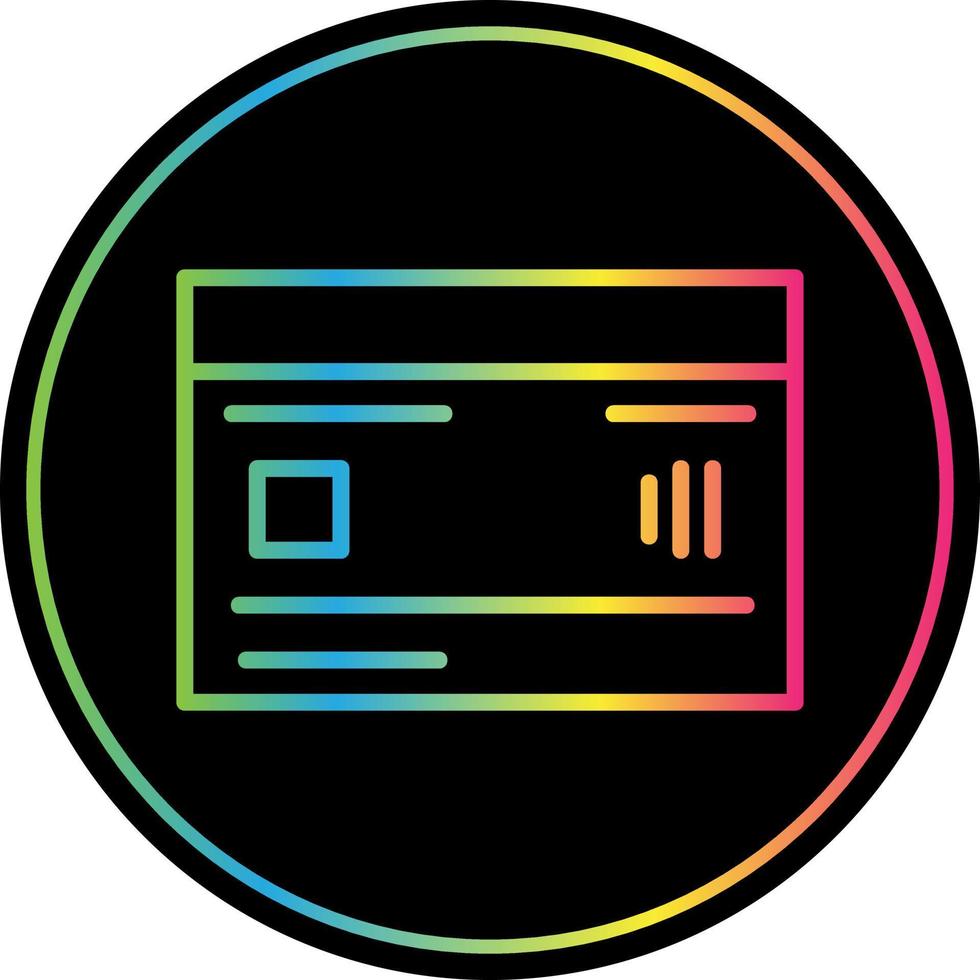 Credit Card Vector Icon Design