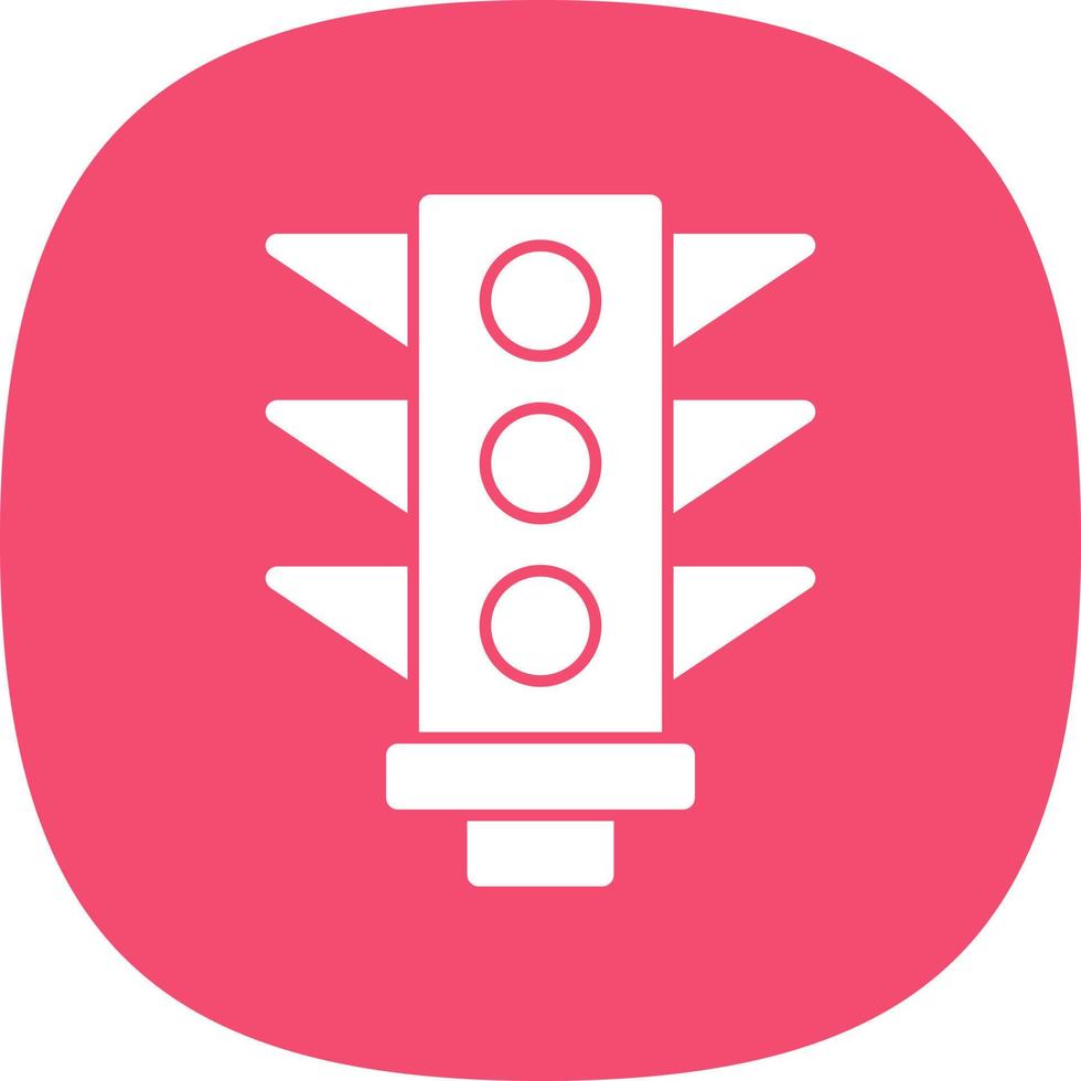 Traffic Signal Vector Icon Design