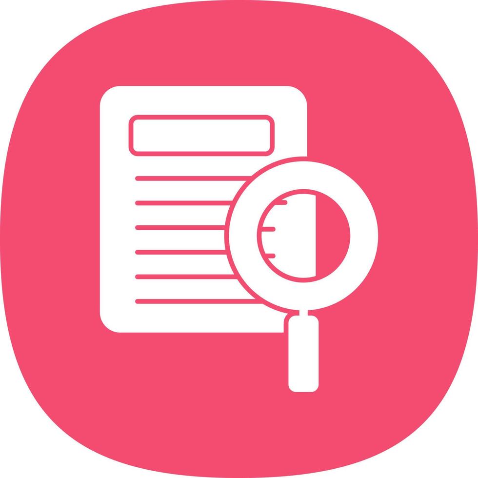 Investigation Vector Icon Design