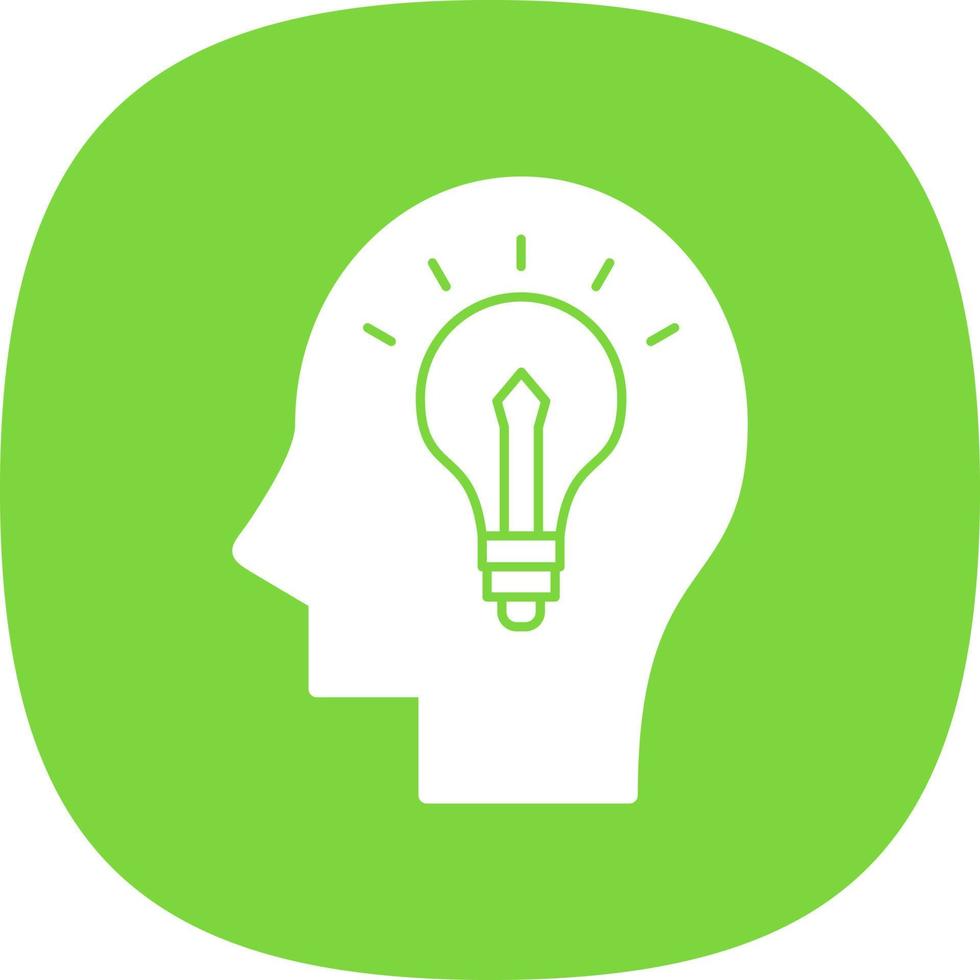 Creative Thinking Vector Icon Design