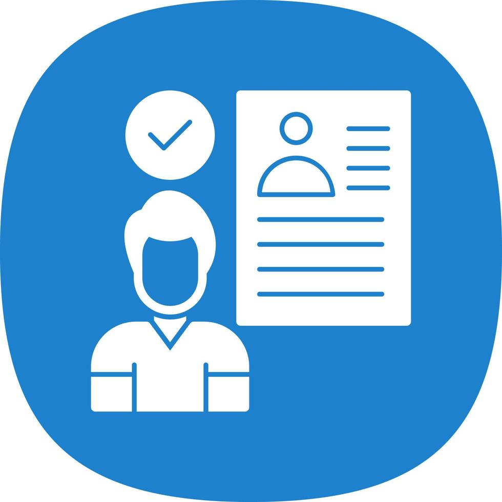 Hired Vector Icon Design