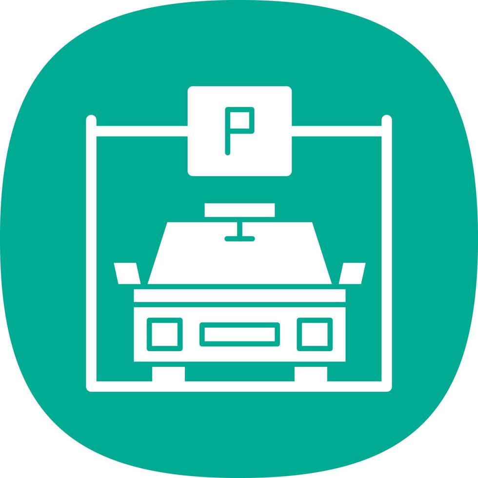 Parking Vector Icon Design