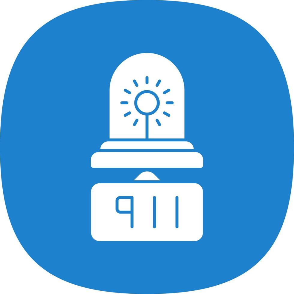 911 Call Vector Icon Design