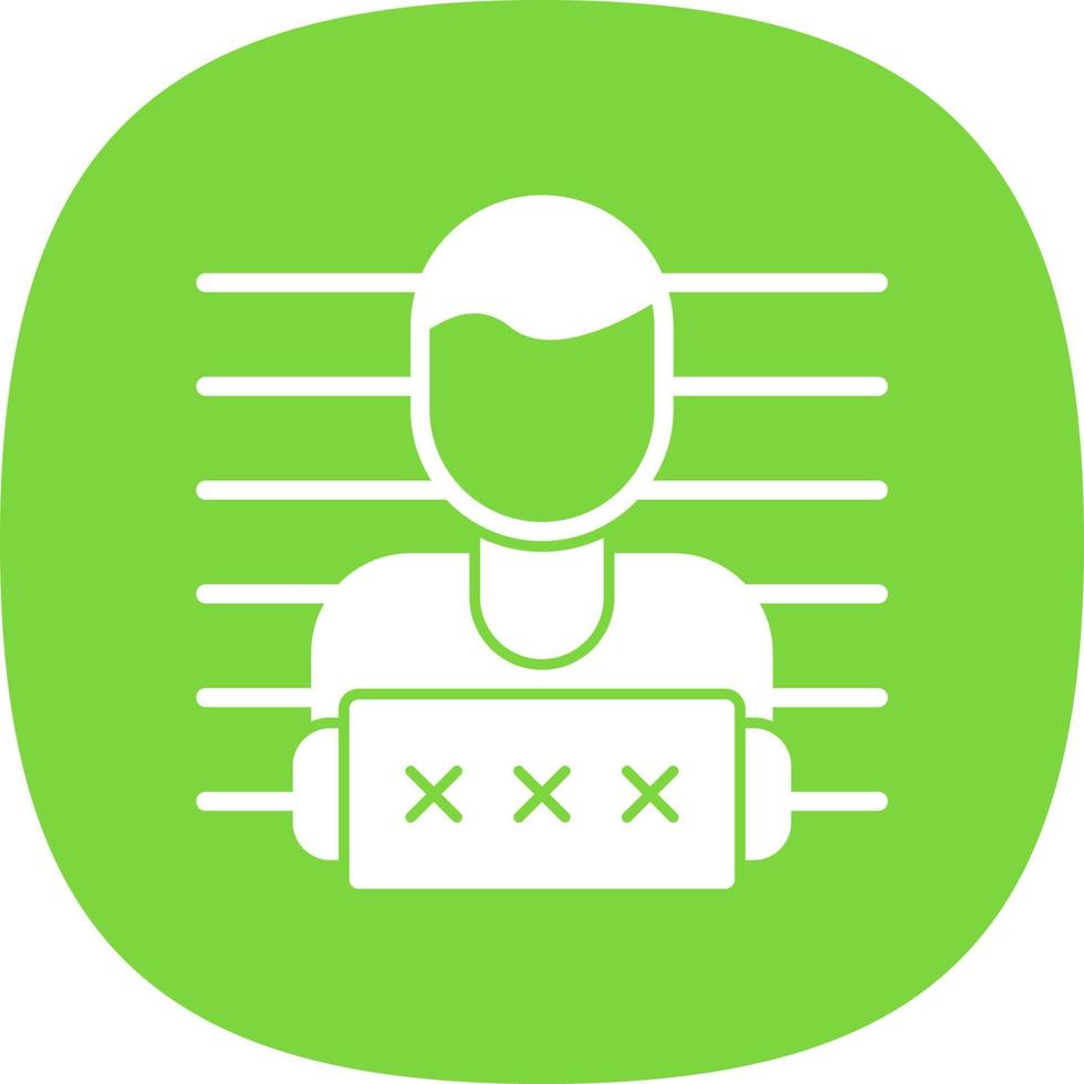 Mugshot Vector Icon Design