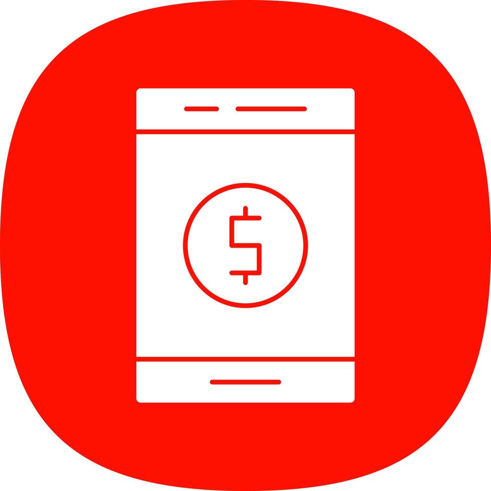 Online Money Vector Icon Design