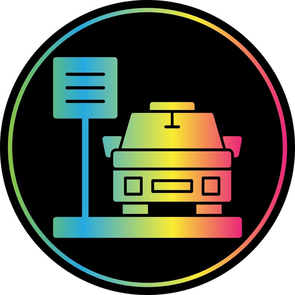 Taxi Vector Icon Design