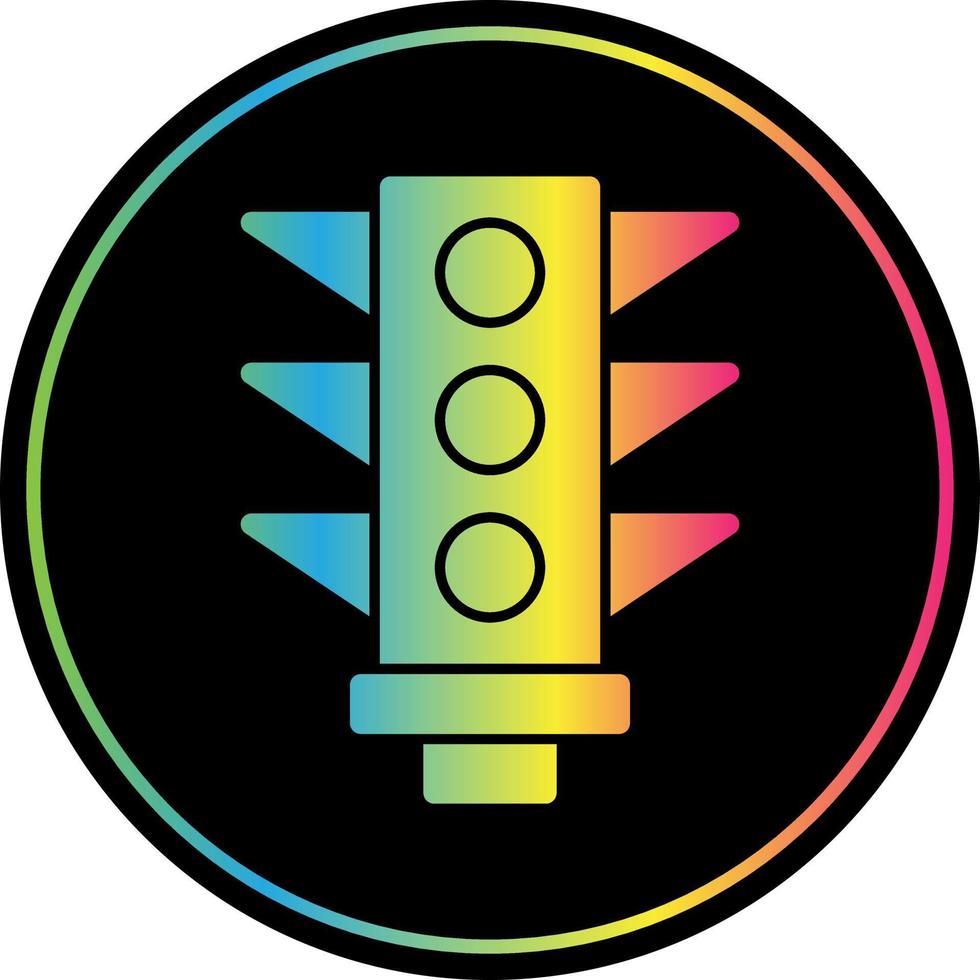 Traffic Signal Vector Icon Design