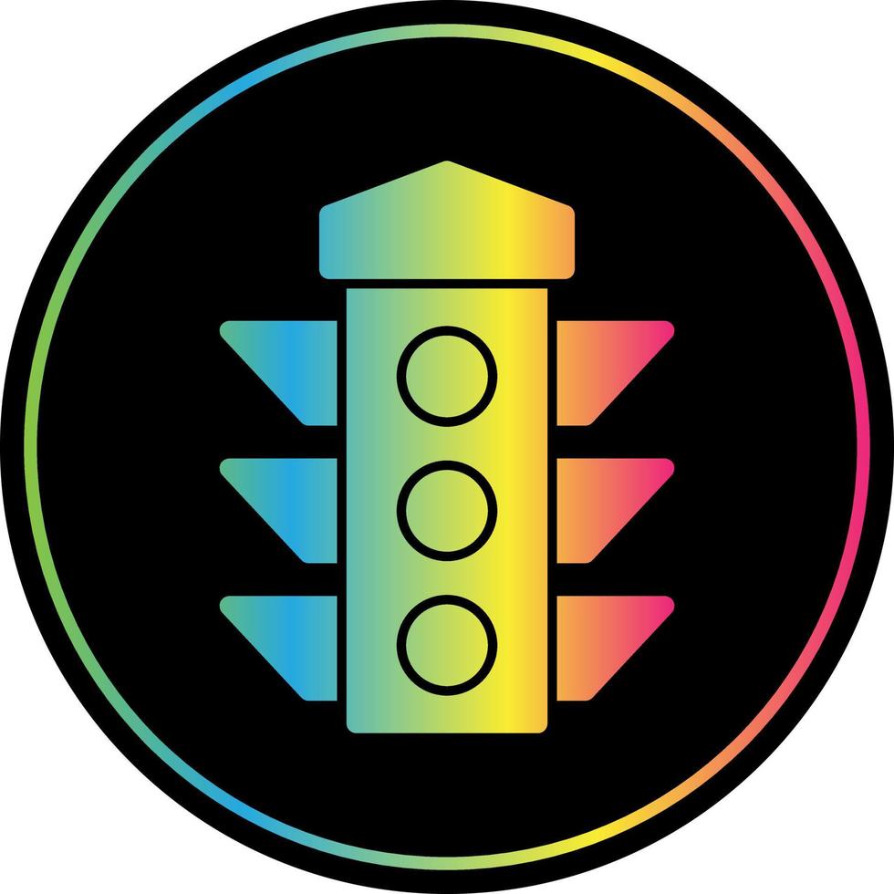 Traffic Lights Vector Icon Design